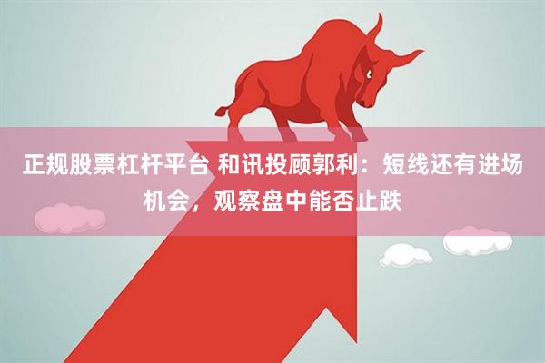 正规股票杠杆平台 和讯投顾郭利：短线还有进场机会，观察盘中能否止跌